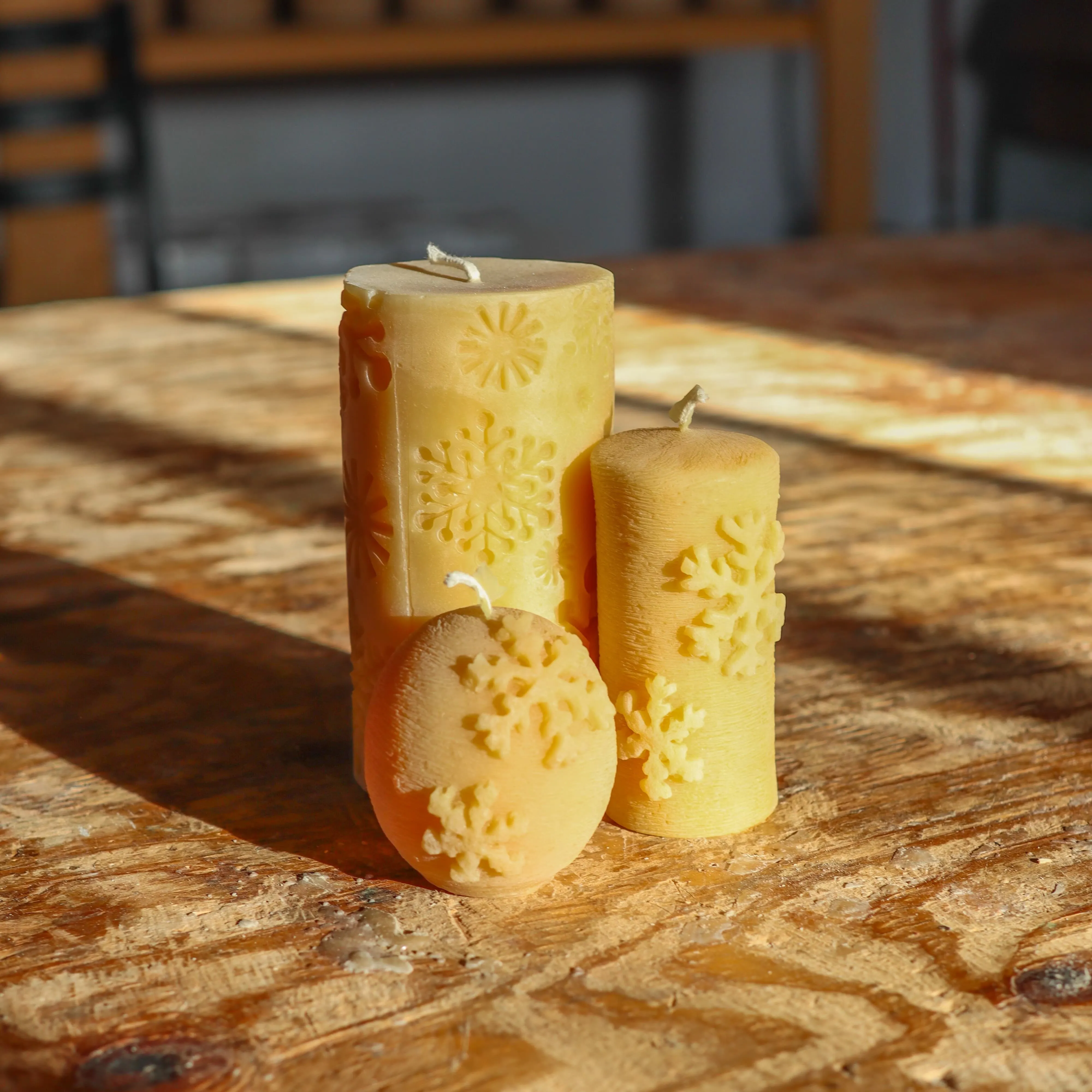 Snowflake Candle
