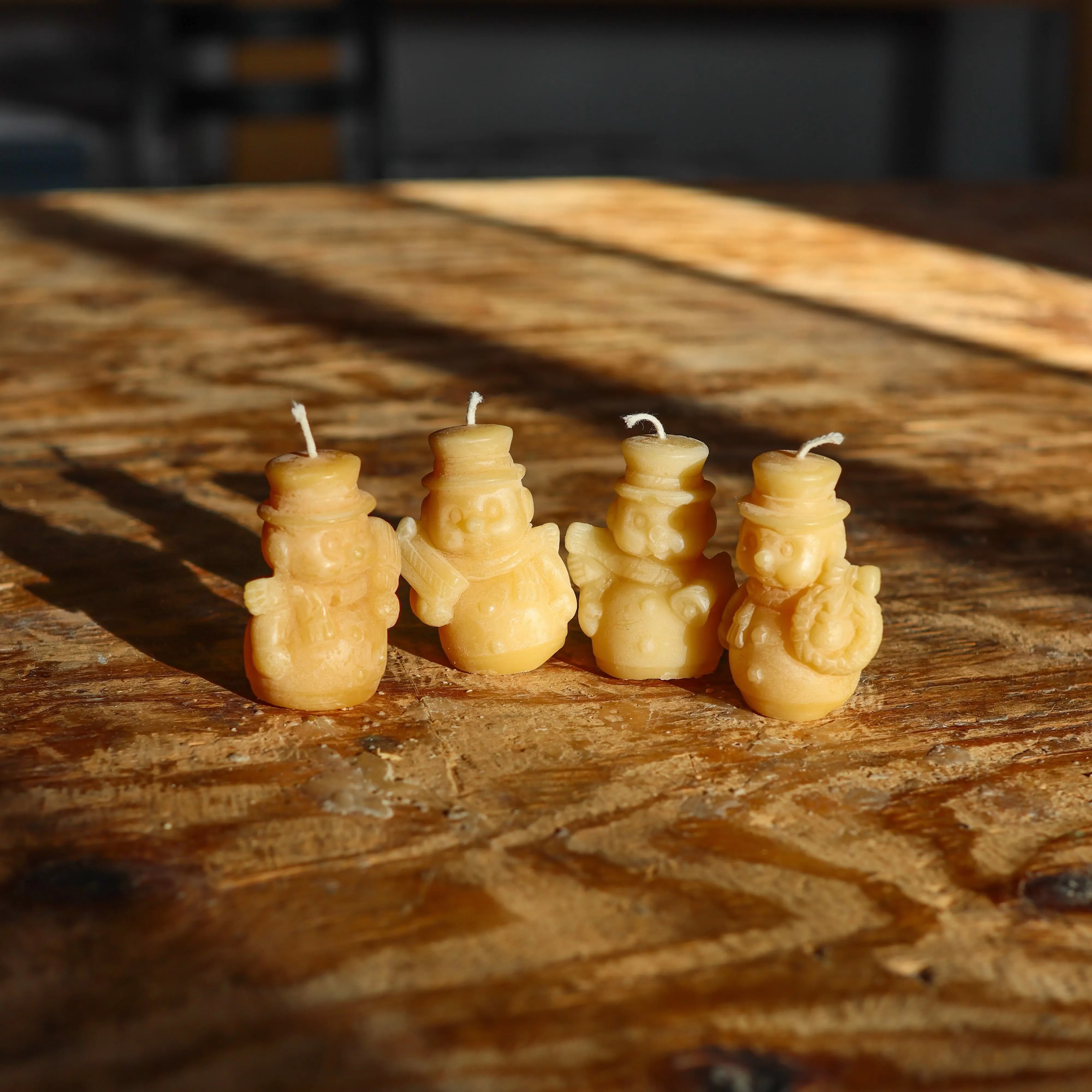 Snowmen Candle